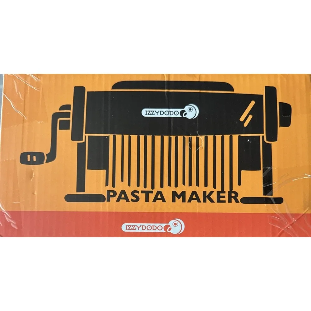 IzzyDodo Manual Pasta Maker Machine 9 Thickness Settings Fettuccine Lasagna New
